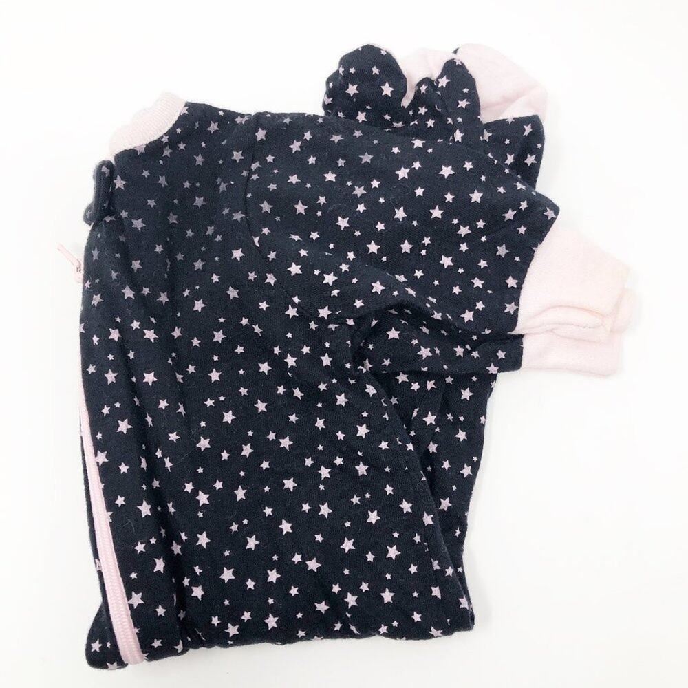 Gerber Baby Girl Star Print Newborn Footie